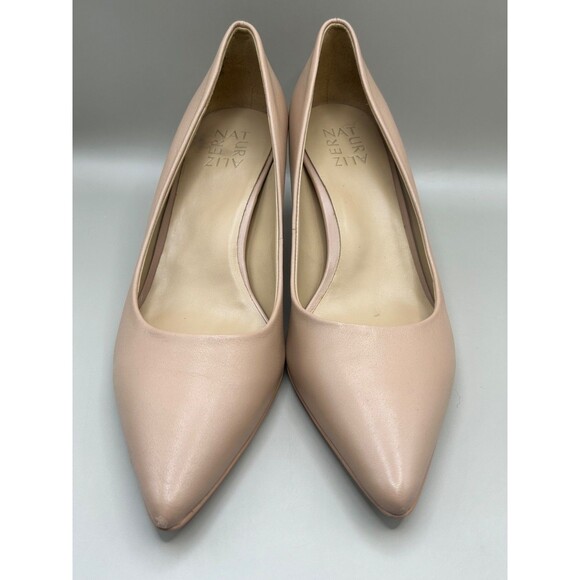 Naturalizer June Womens Pumps Nude Leather Comfort Stiletto Size 9M - Picture 4 of 8